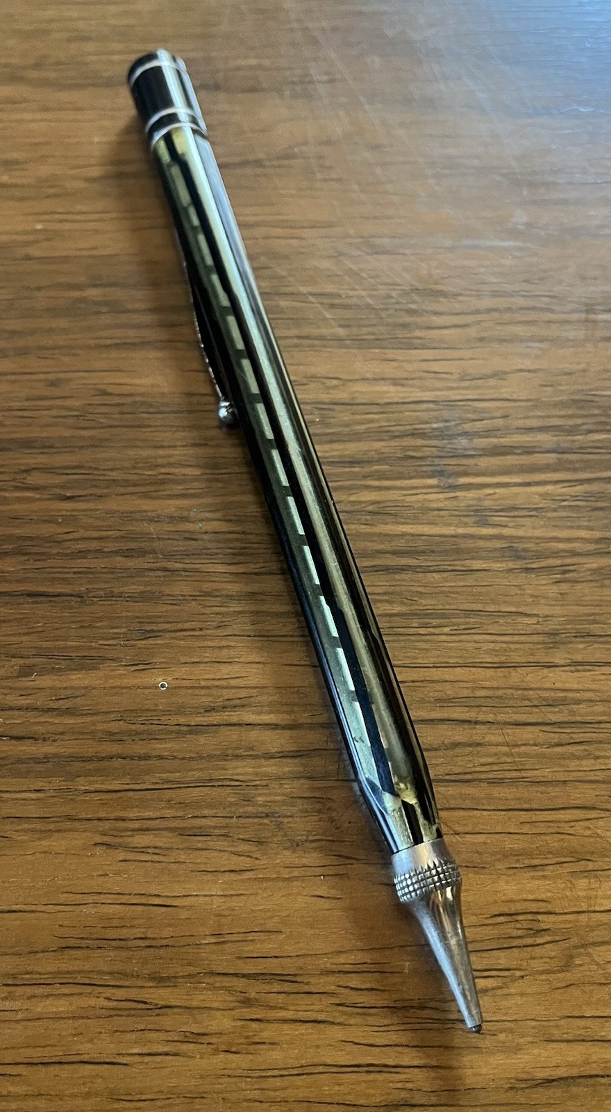 Vintage Eversharp Square 4 Mechanical Pencil Ribbon Pattern