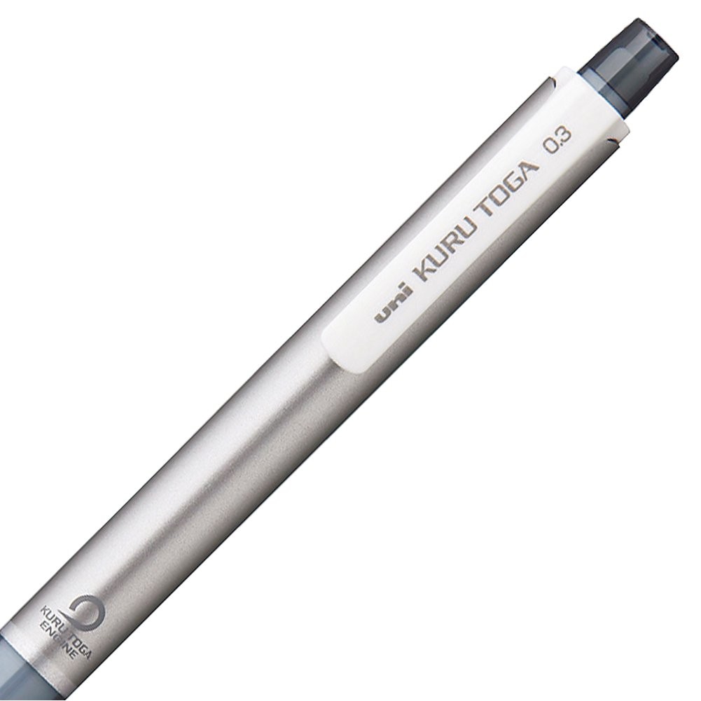 Kurutoga Mechanical Pencil Standard 0.3mm Silver M34501P.26 Office School