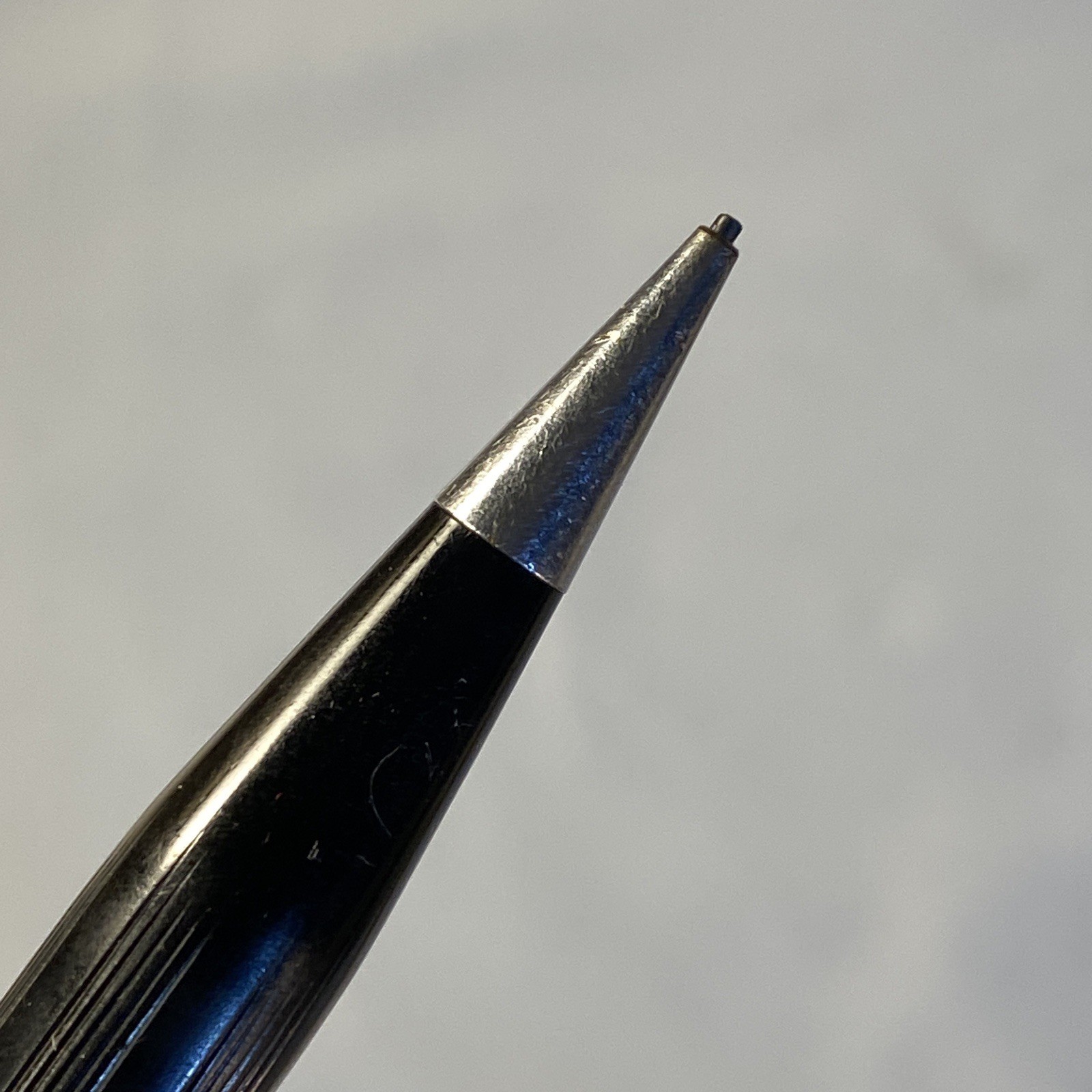 Dixon Rite-Rite Mechanical Pencil Vintage Black And Chrome 5 3/8”