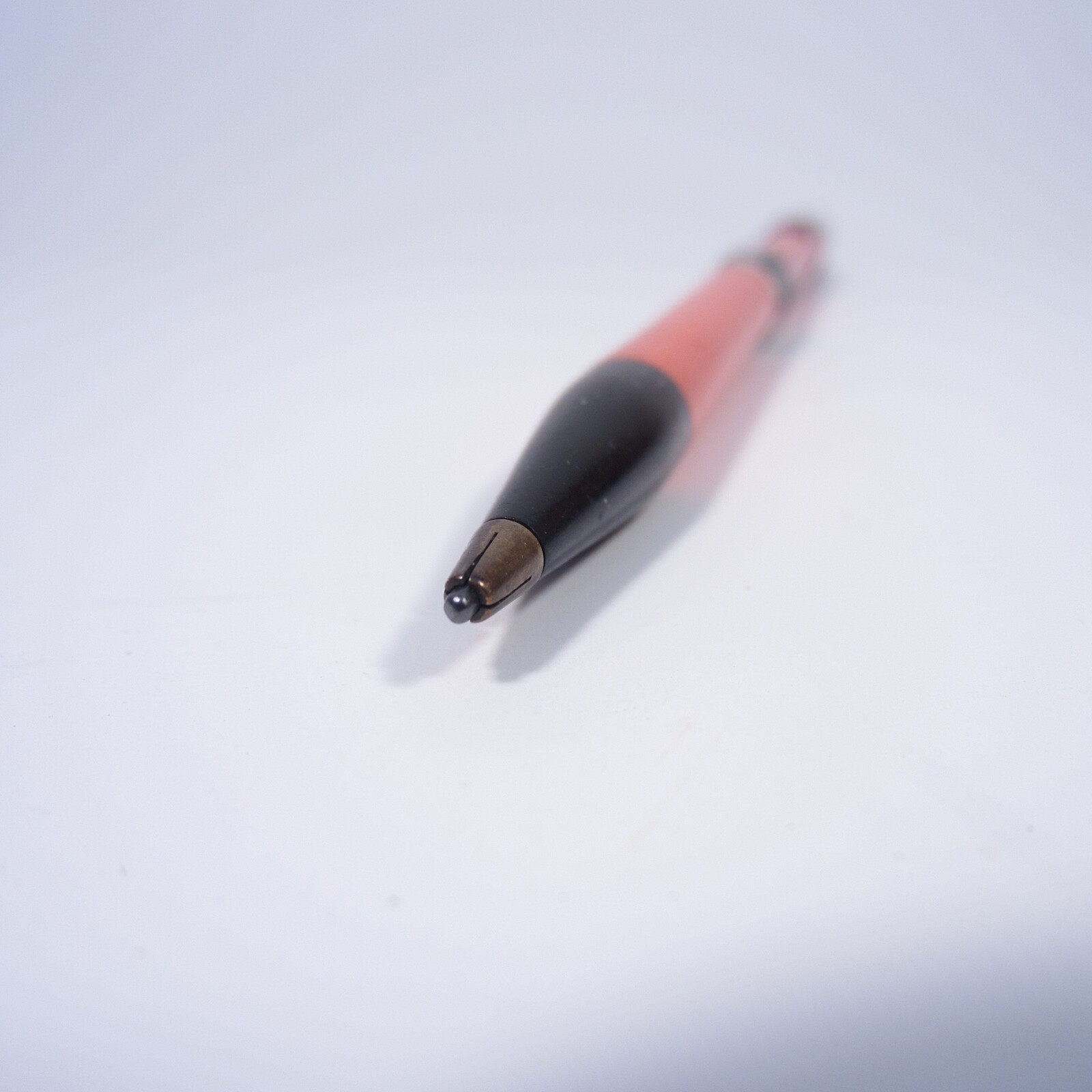 Vintage Antique Listo “Center Turn” Mechanical Pencil Orange Black Gold No 20?