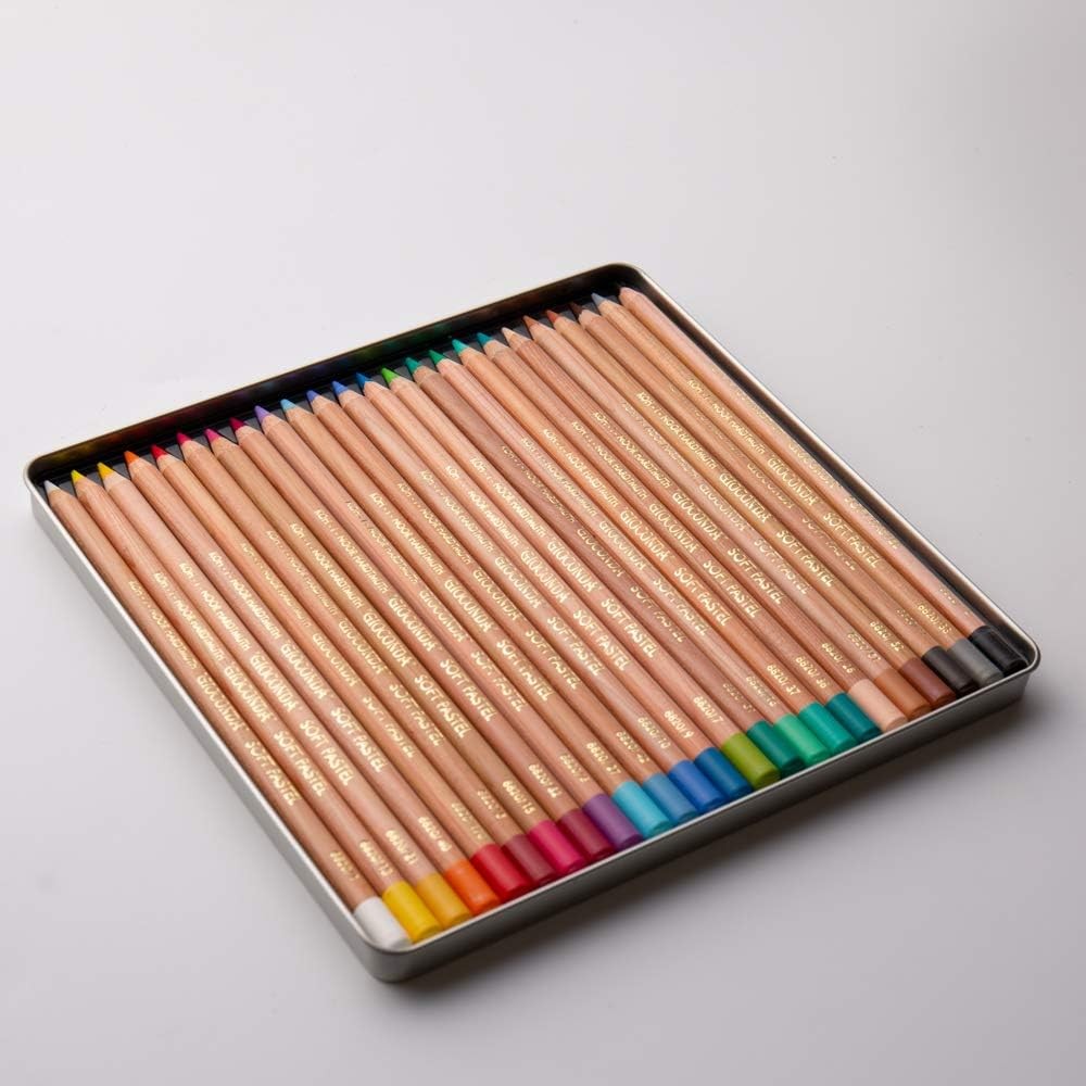 Koh-I-Noor Artist’s Soft Pastel Pencils (Set 24 Count (Pack of 1), Assorted