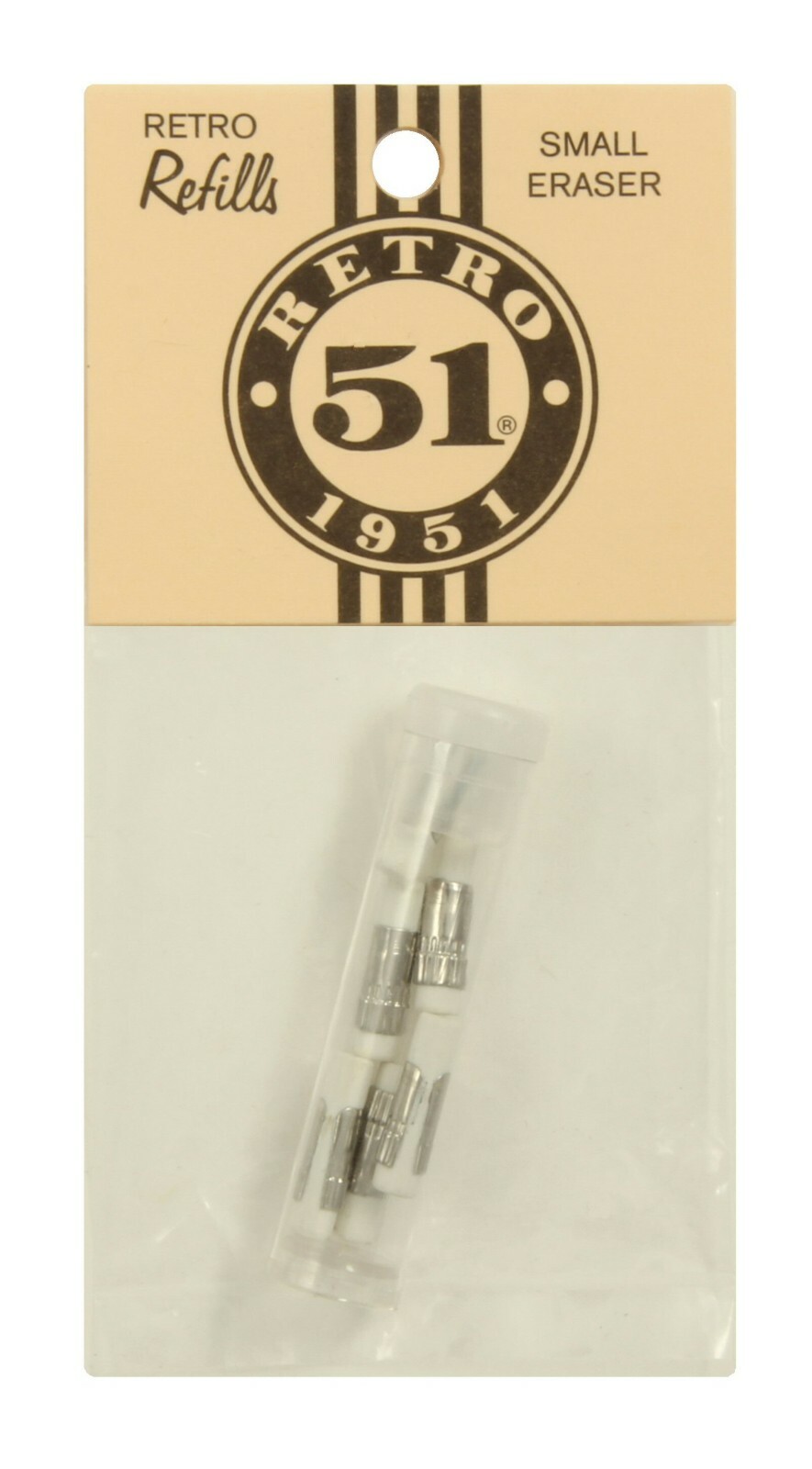 Retro 51 Hex-O-Matic Pencil Eraser Refill Pack of Six