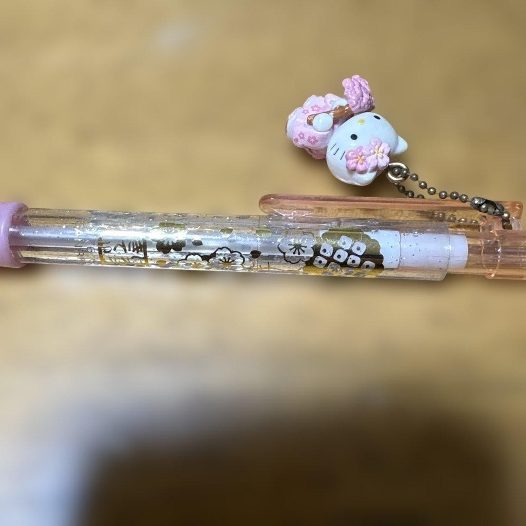 Sanrio Hello Kitty mechanical pencil with mascot ~SA3