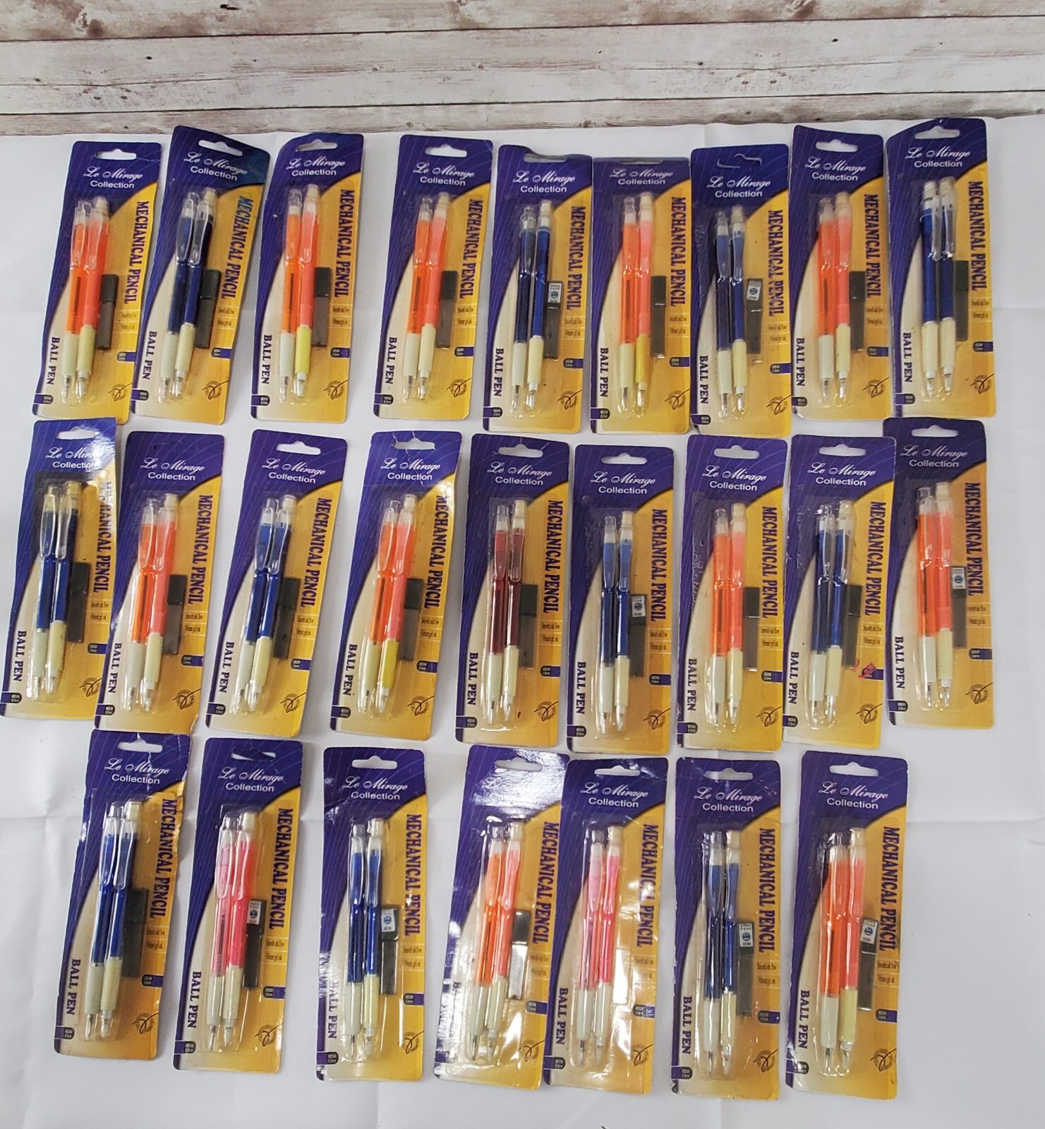 Lot 25 Mechanical Lead & Ball Point Pen Combos Pencils are great Pens Dried Up