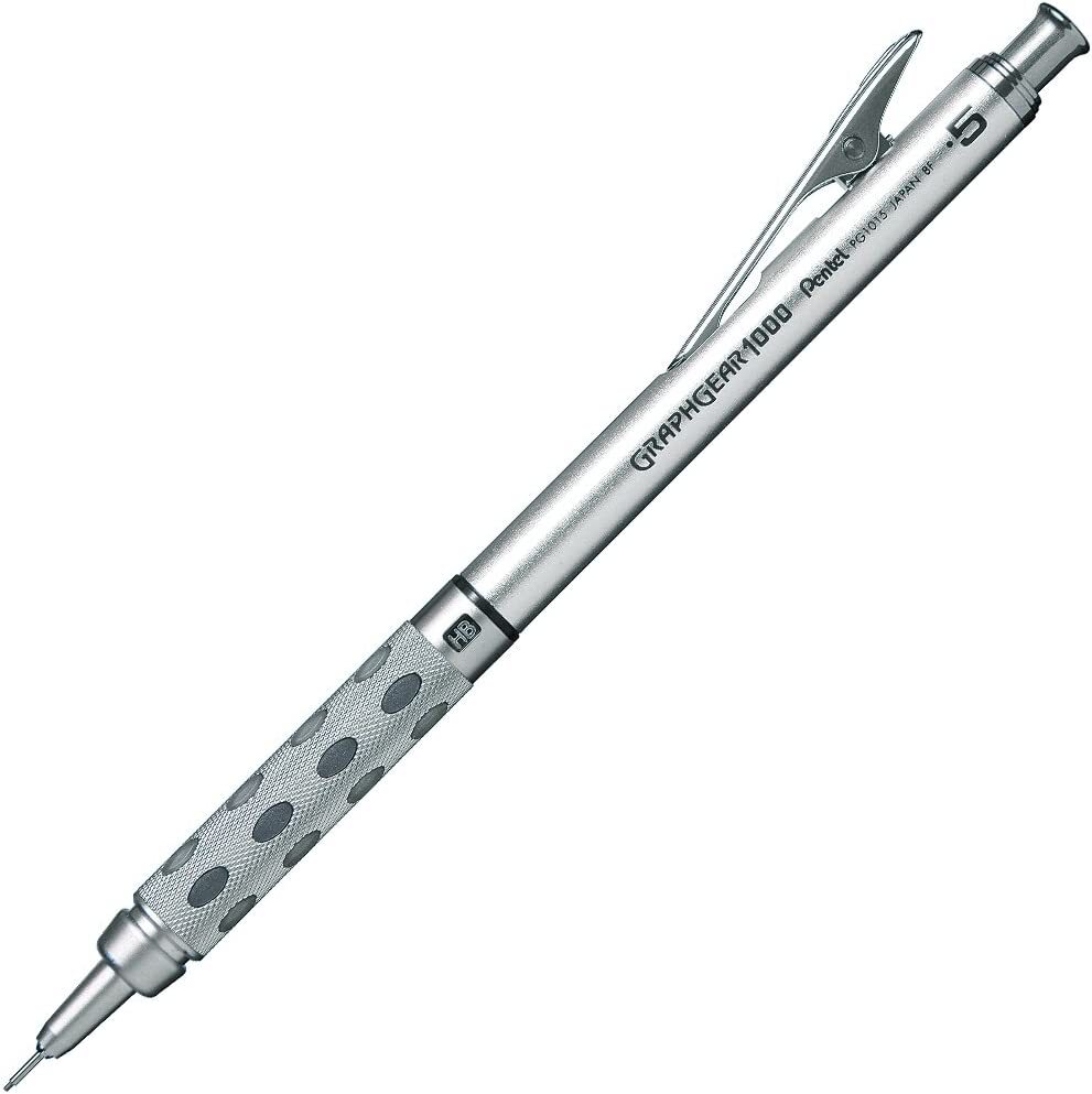 Pentel Japan PG1015 Graphgear 1000 Sharp Pencil (0.5mm) Pro Mechanical Pen