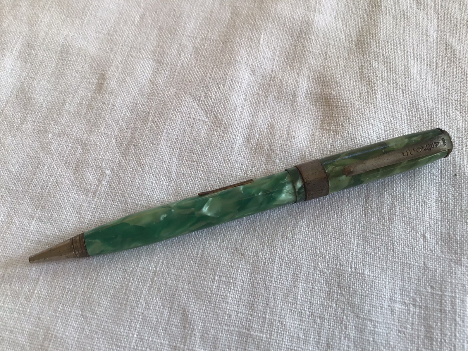 VTG Arnold Combination Mechanical Pencil and Lever Fill Fountain Pen