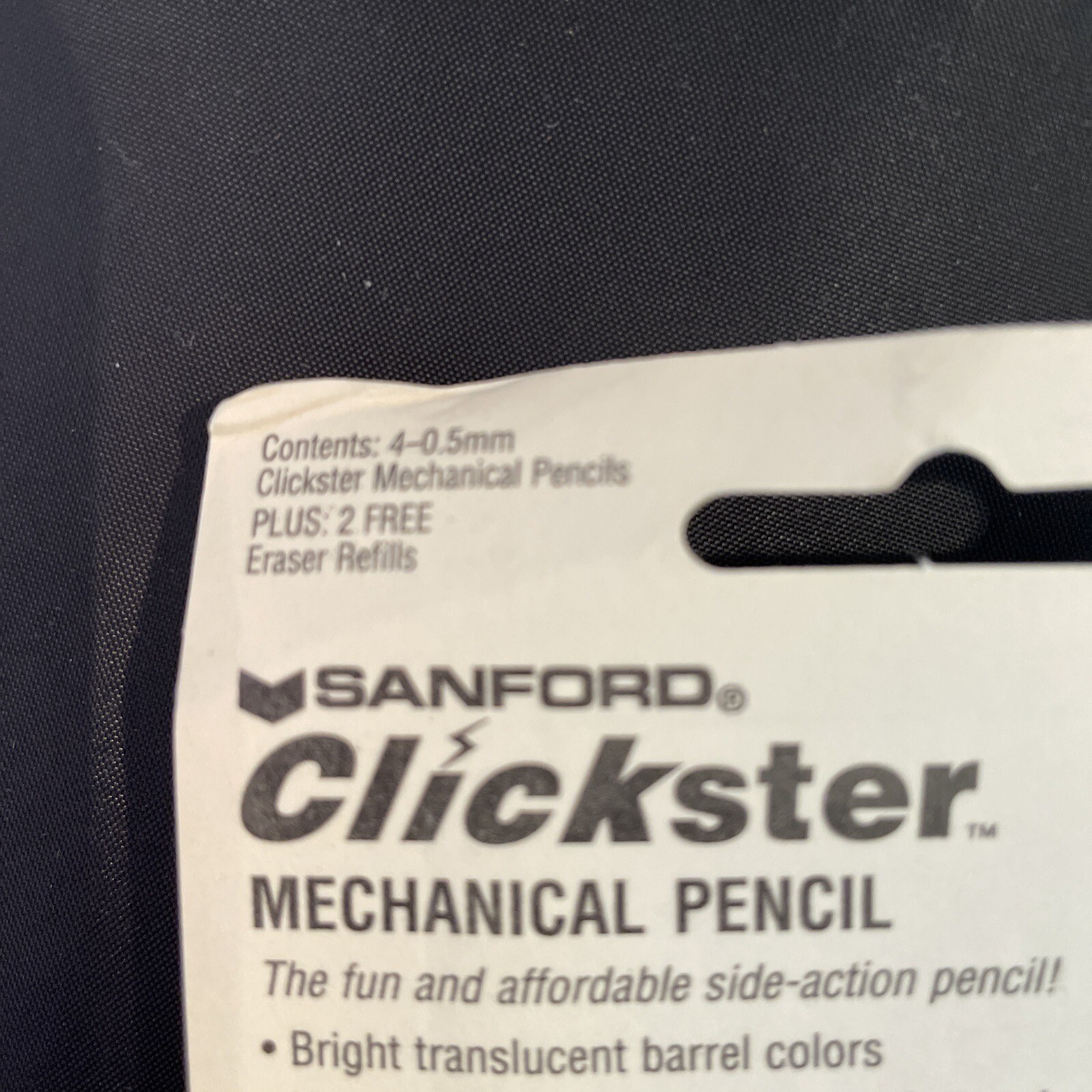 Sanford Clickster Grip Mechanical Pencil 0.5mm 4 PACK NEW #66145 Ultra Fine 1997