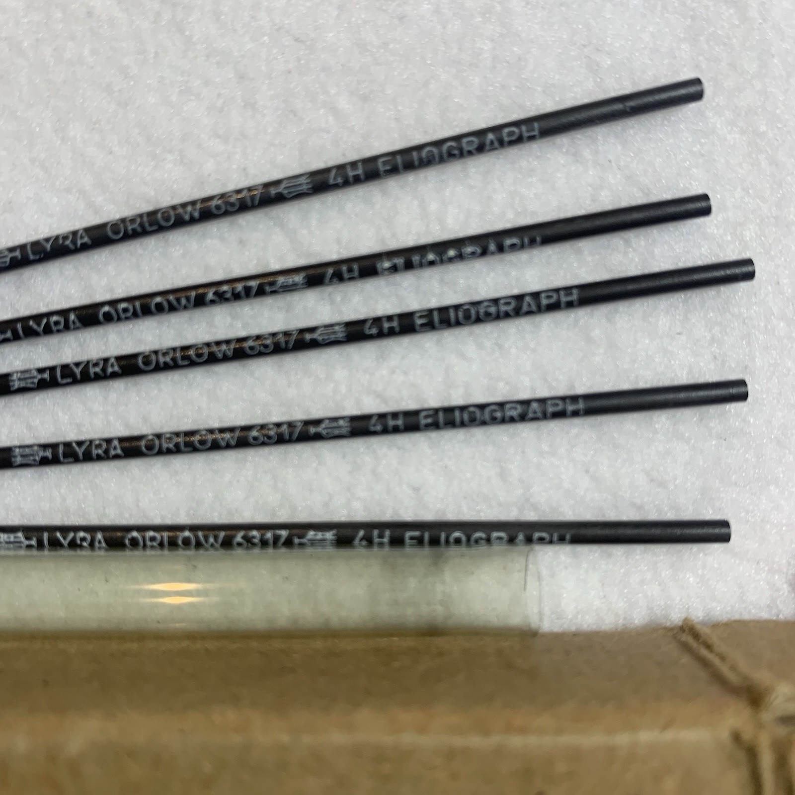 NOS Vintage Lyra Orlow 6317 H Drafting Leads 12 + 1 Tubes Box Military Surplus