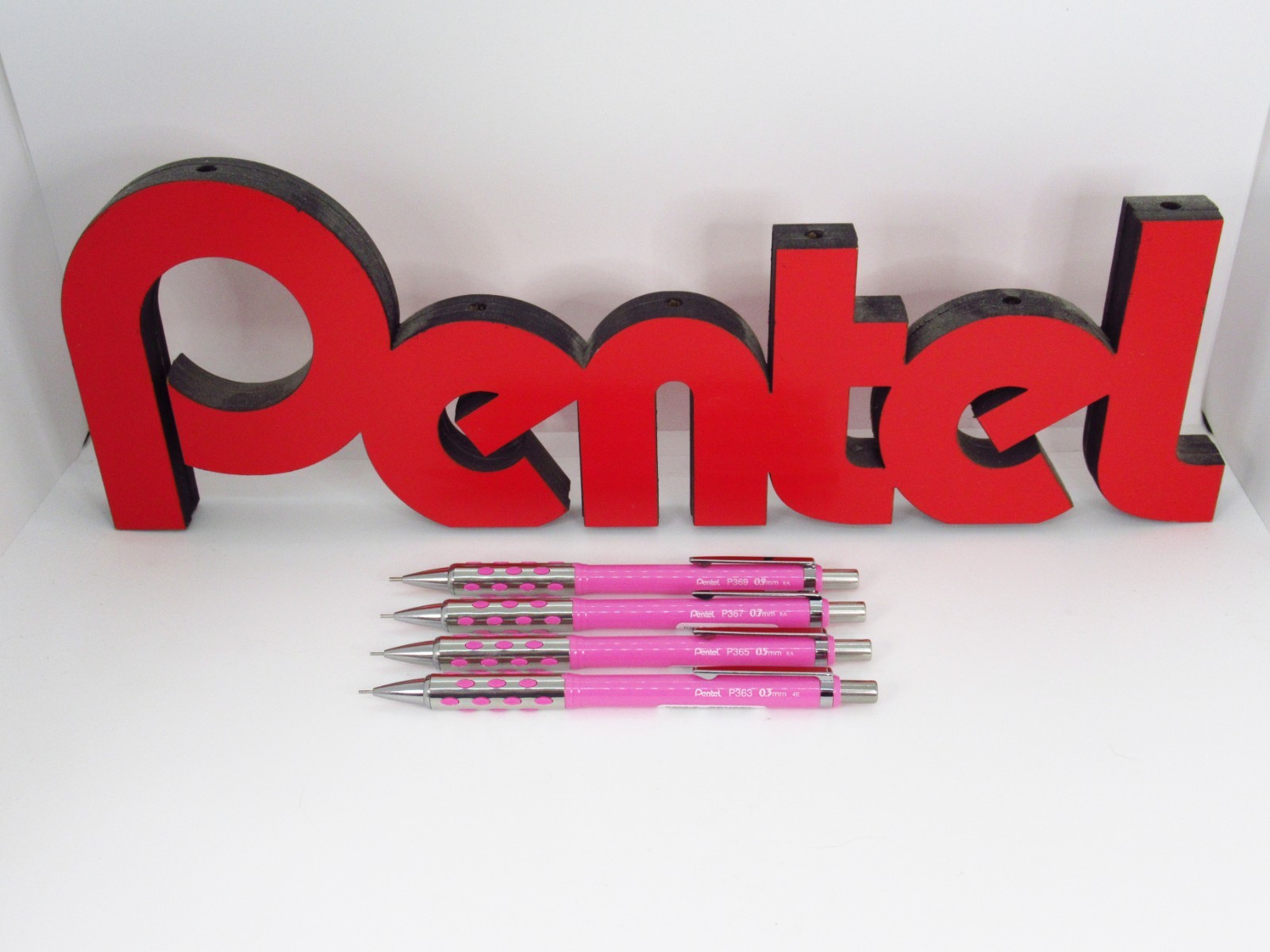 Pentel P360 Stein 360 – Pink, Set of 4 (Brazil)