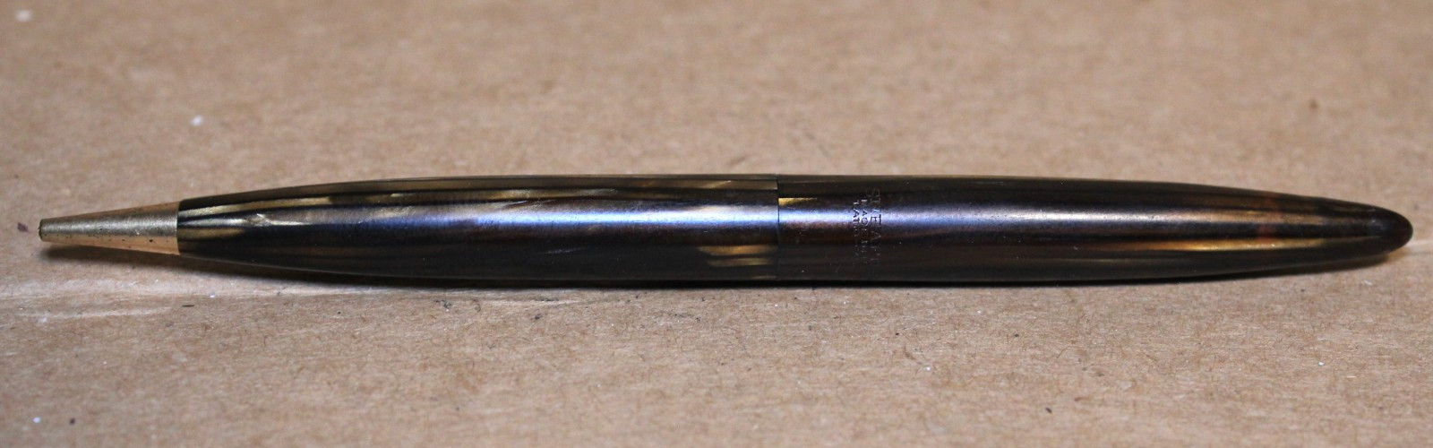 Sheaffer Balance Brown Striated & Gold trim 0.9mm Pencil MADE IN USA
