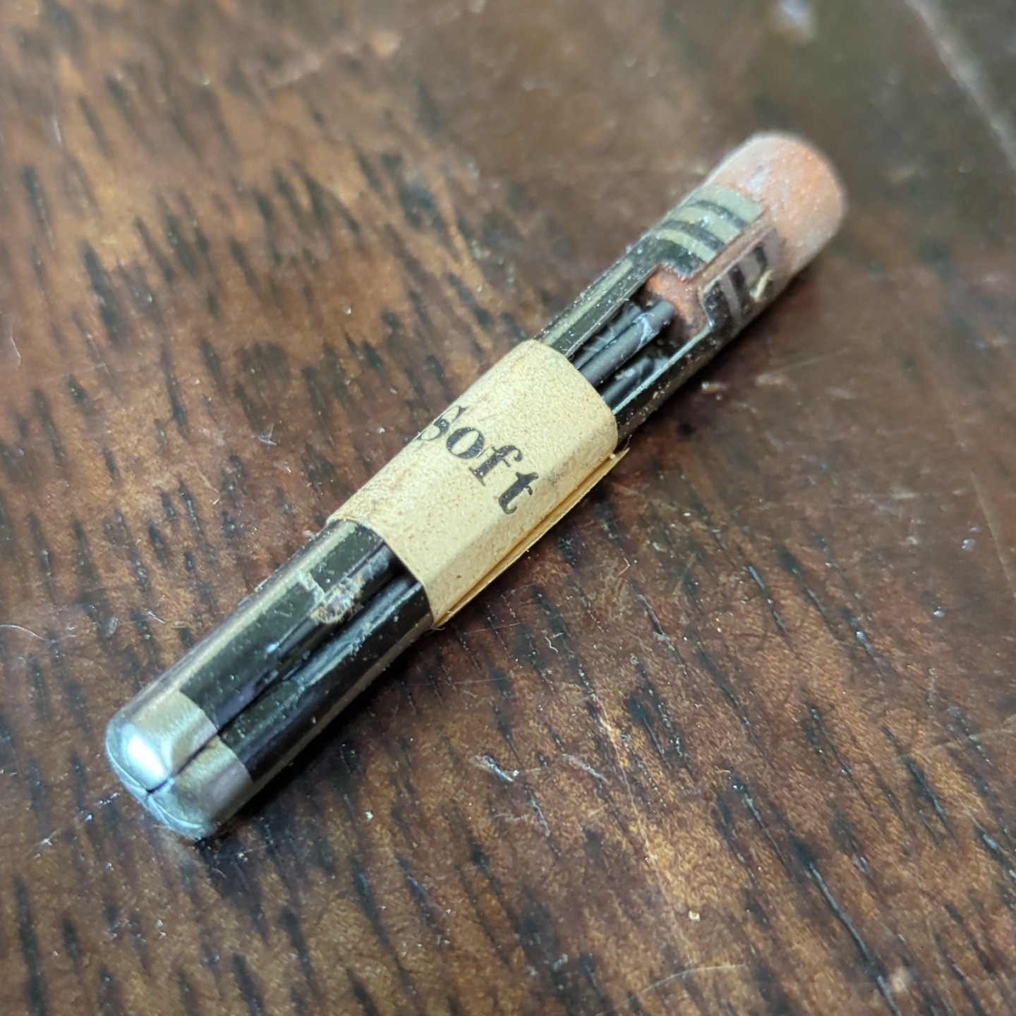 Vintage PARKER Mechanical Pencil Lead Cartridge B Soft Black USA