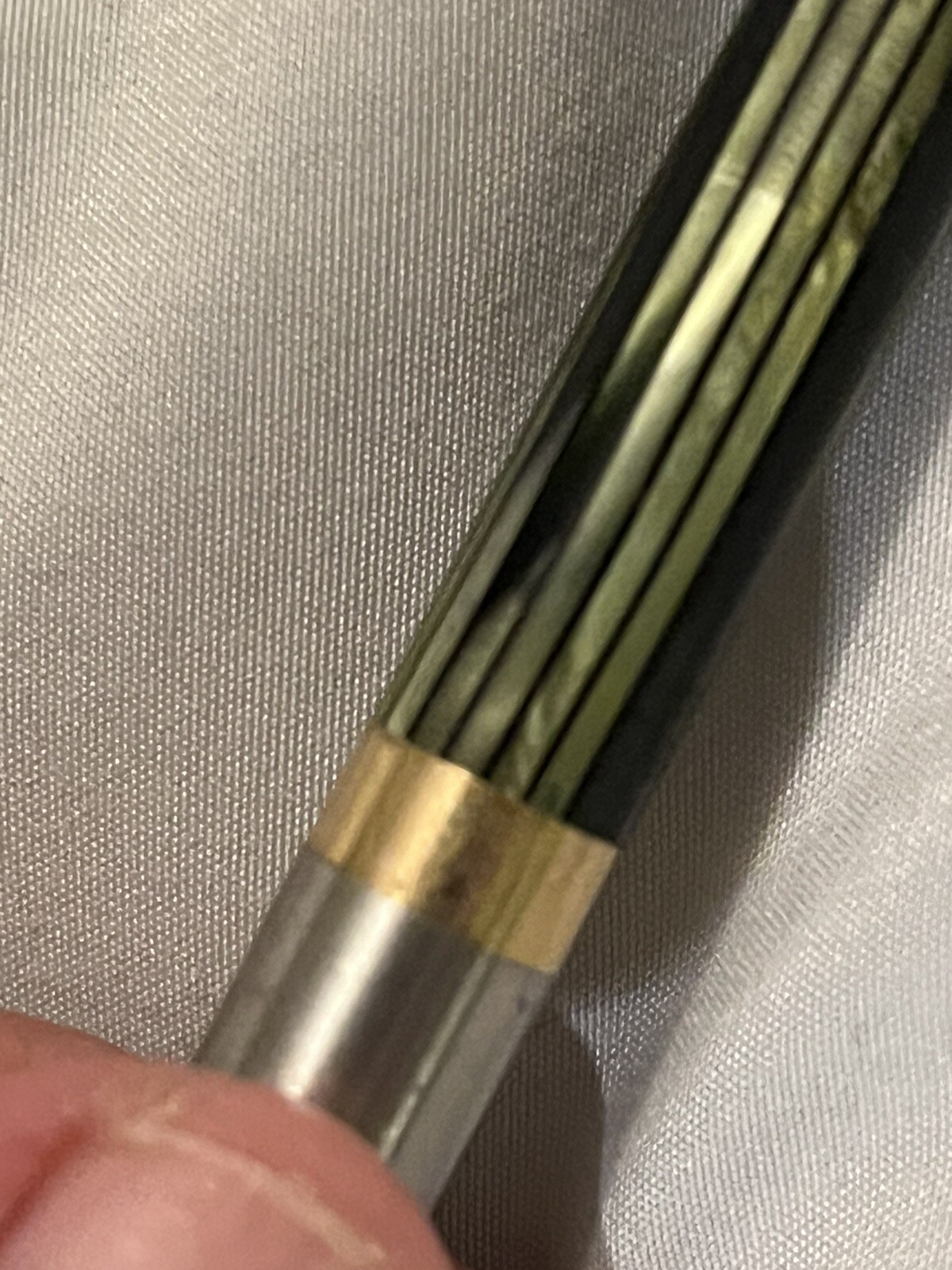 VINTAGE SCHEAFFER FOUNTAIN PEN Co 14K Pencil #500 Iridescent Green Silver