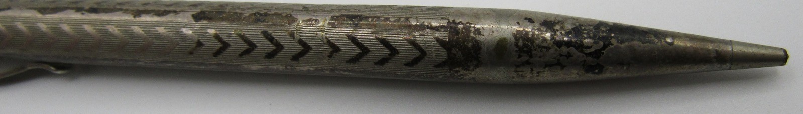 Vintage silverplated Wahl Eversharp mechanical pencil 5.25″