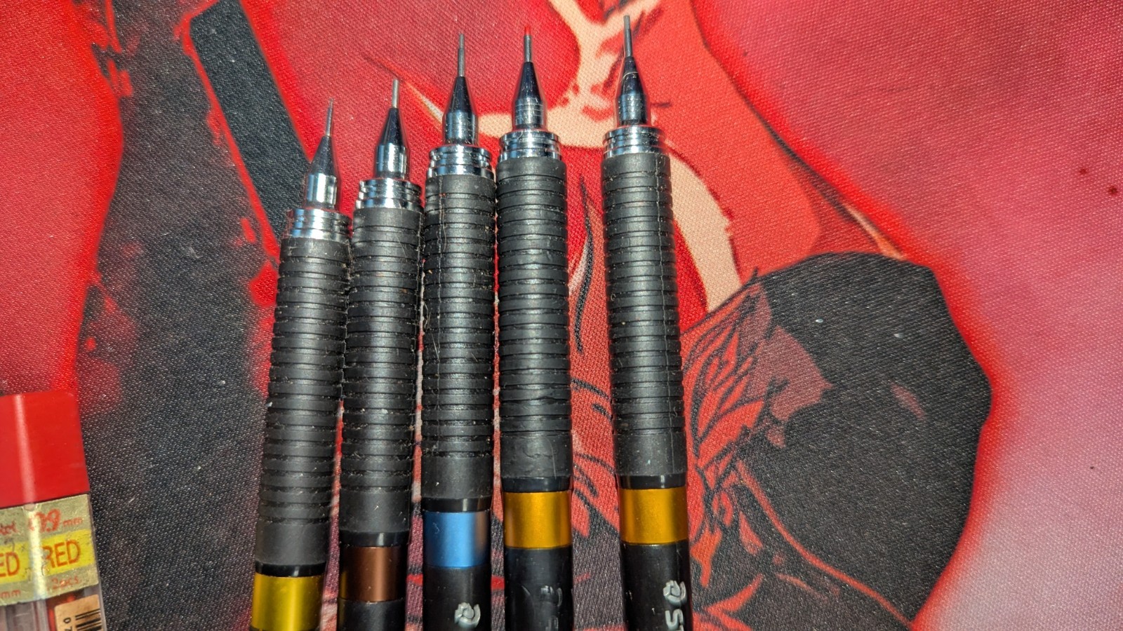 Lot Of 5 Staedtler Mechanical Pencil Set Model 925 03 05 07 09
