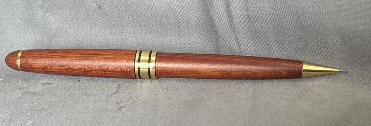 Dade Paper branded Mechanical Rosewood Wooden Pencil Plastic Tube