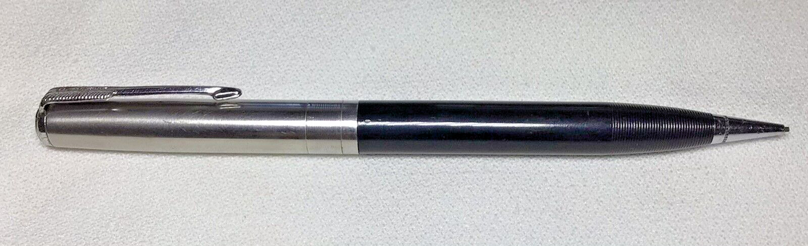Parker 51 Pencil Stacked Coin Cap Black Barrel Nice Clean Working Pencil