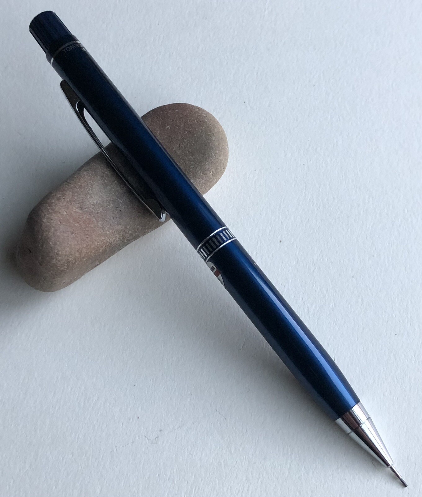Vintage TOMBOW 500 M22 Mechanical Pencil .5mm Lead Sticker NOS Dark Blue Japan