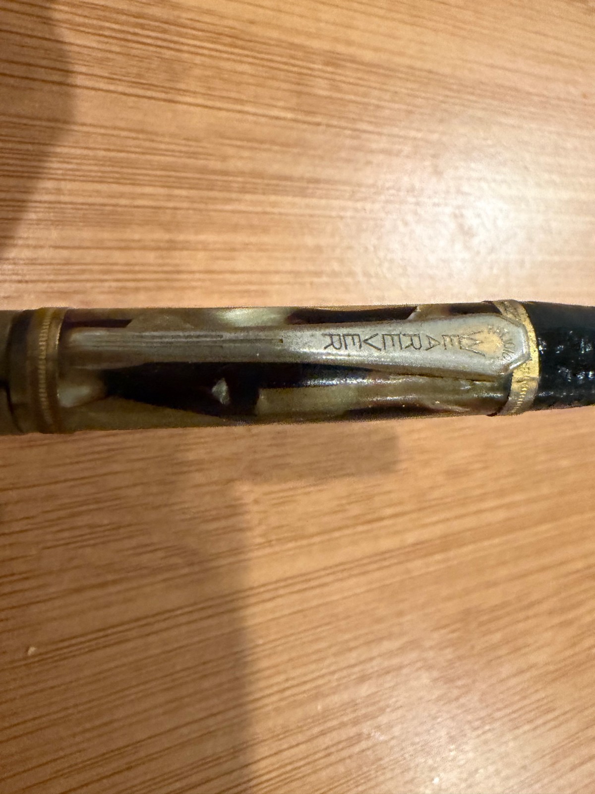 Vintage Wearever Green Black Camo Plastic or Celluloid Mechanical Pencil