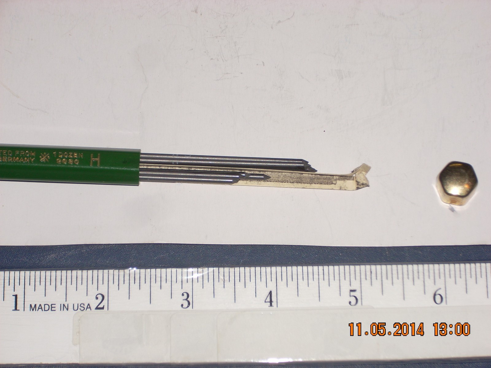 A.W. Faber Castell Drawing Retouching Refill Lead West Germany 9080 H 9 leads