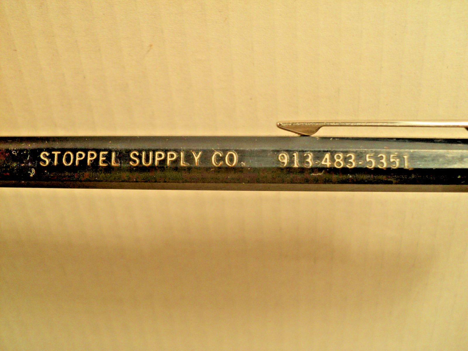 Vintage Autopoint Mechanical Pencil Advertising Stoppel Supply Co. 5-1/2″ Long