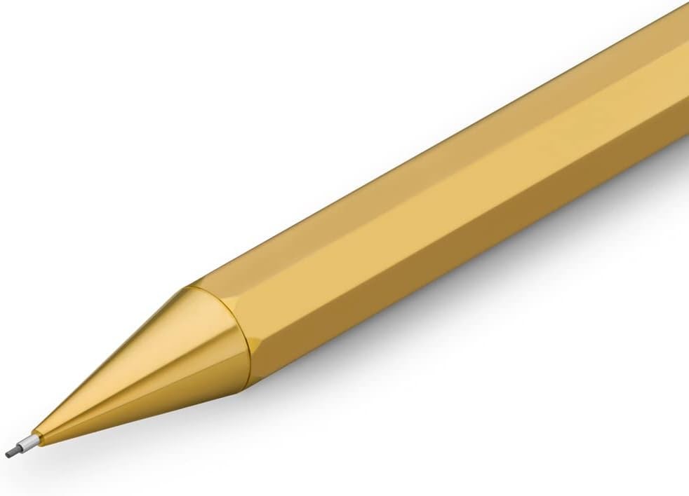 Kaweko Pencil Special Mechanical Pencil 0.5 Brass with Eraser