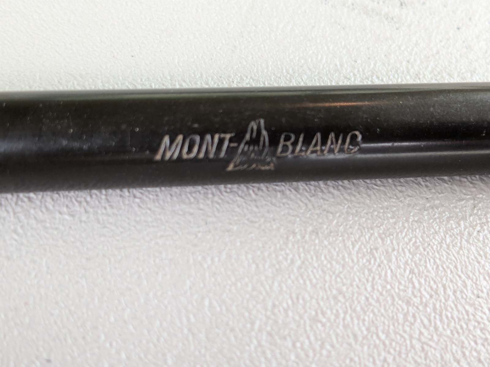 Antique Mont Blanc Pencil Lead Holder Circa 1930s Hard Rubber Round 6 Inches HTF