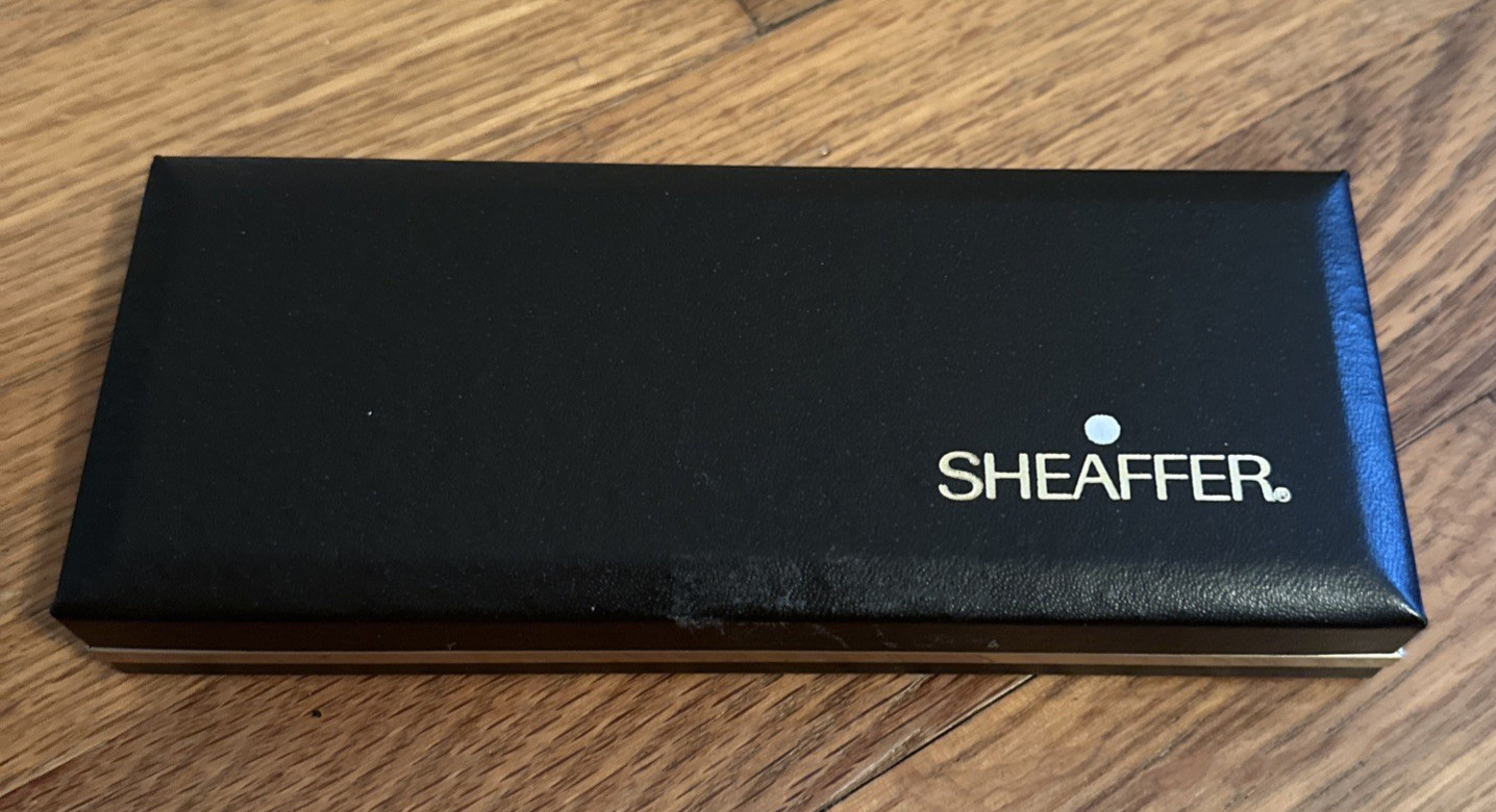 Vintage Sheaffer 23K Gold Electroplated Mechanical Pencil White Dot USA