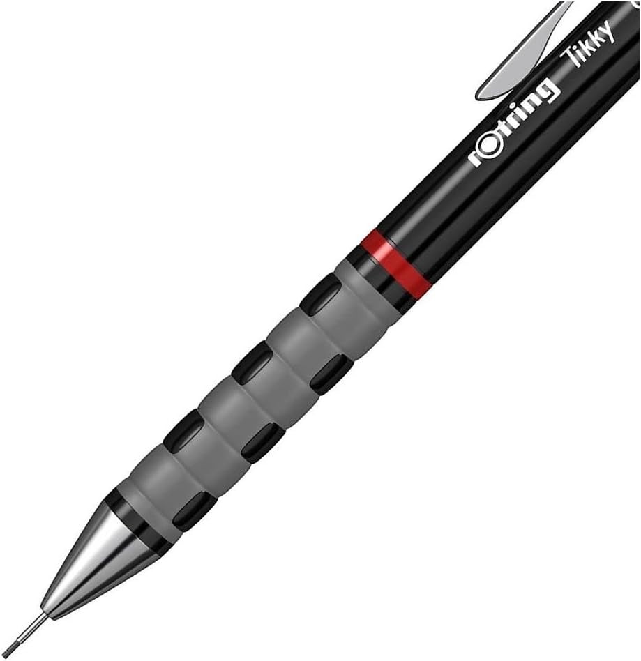 Ergonomic Tikky Mechanical Pencil 1.0 mm with Rubber Grip – Retractable Design