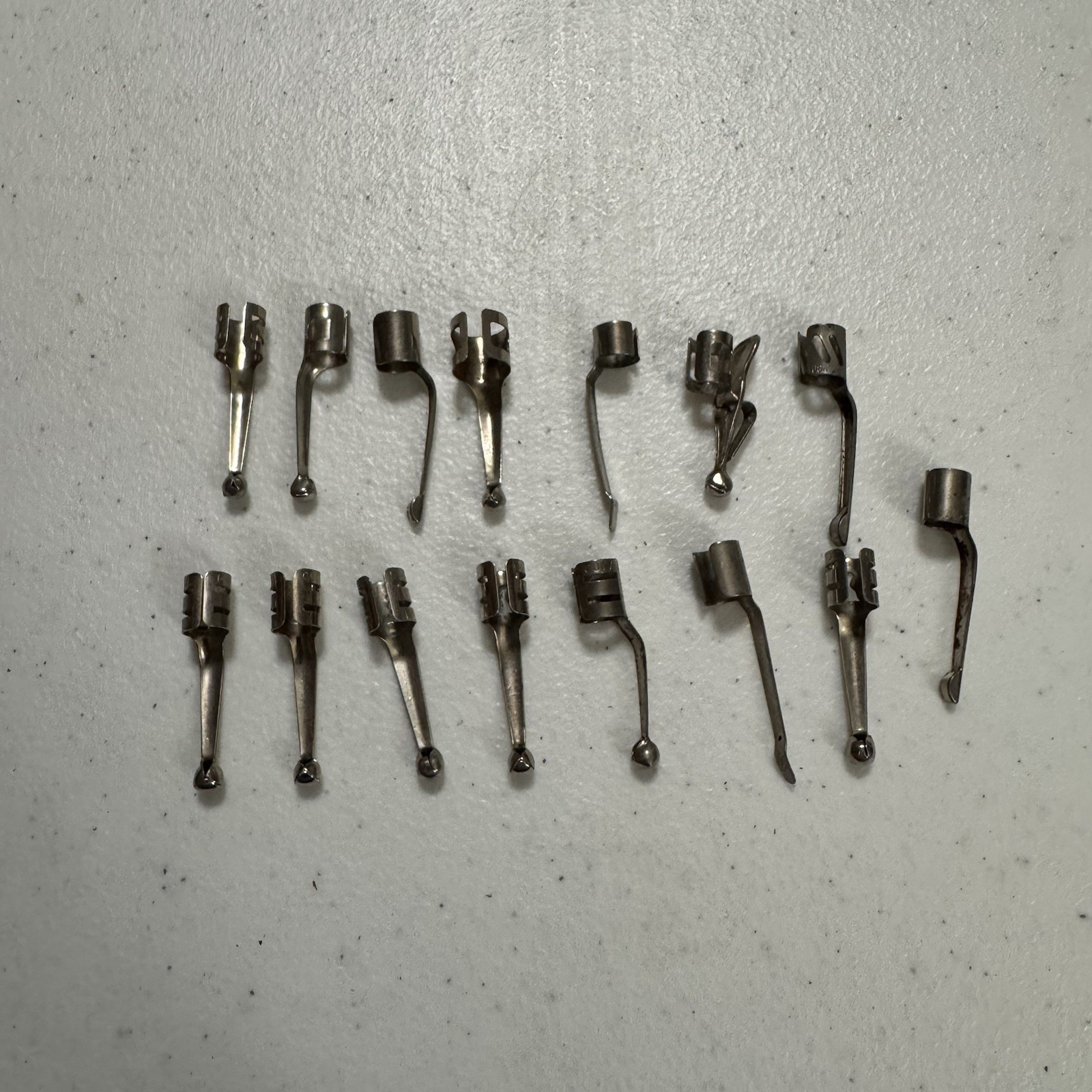 Lot 15 Vtg Ink Pen & Mechanical Pencil Clips Lindy Denver Replacements