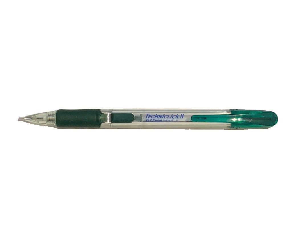Pentel Techniclick II 0.7mm Side Advance Automatic Pencil Green PD237T