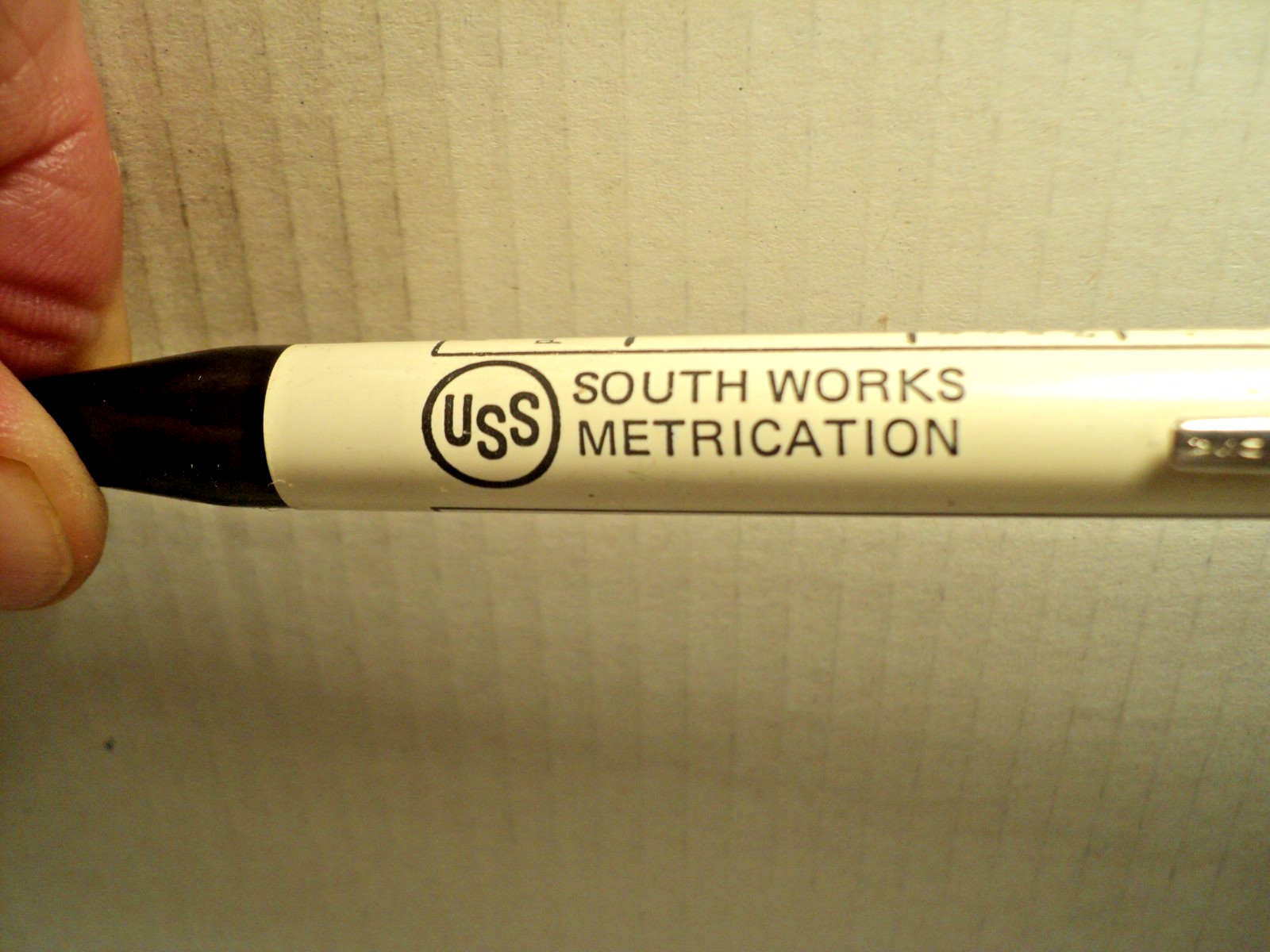 Vintage Autopoint Mechanical Pencil USS South Works Metric Chart 5-3/4″ Long