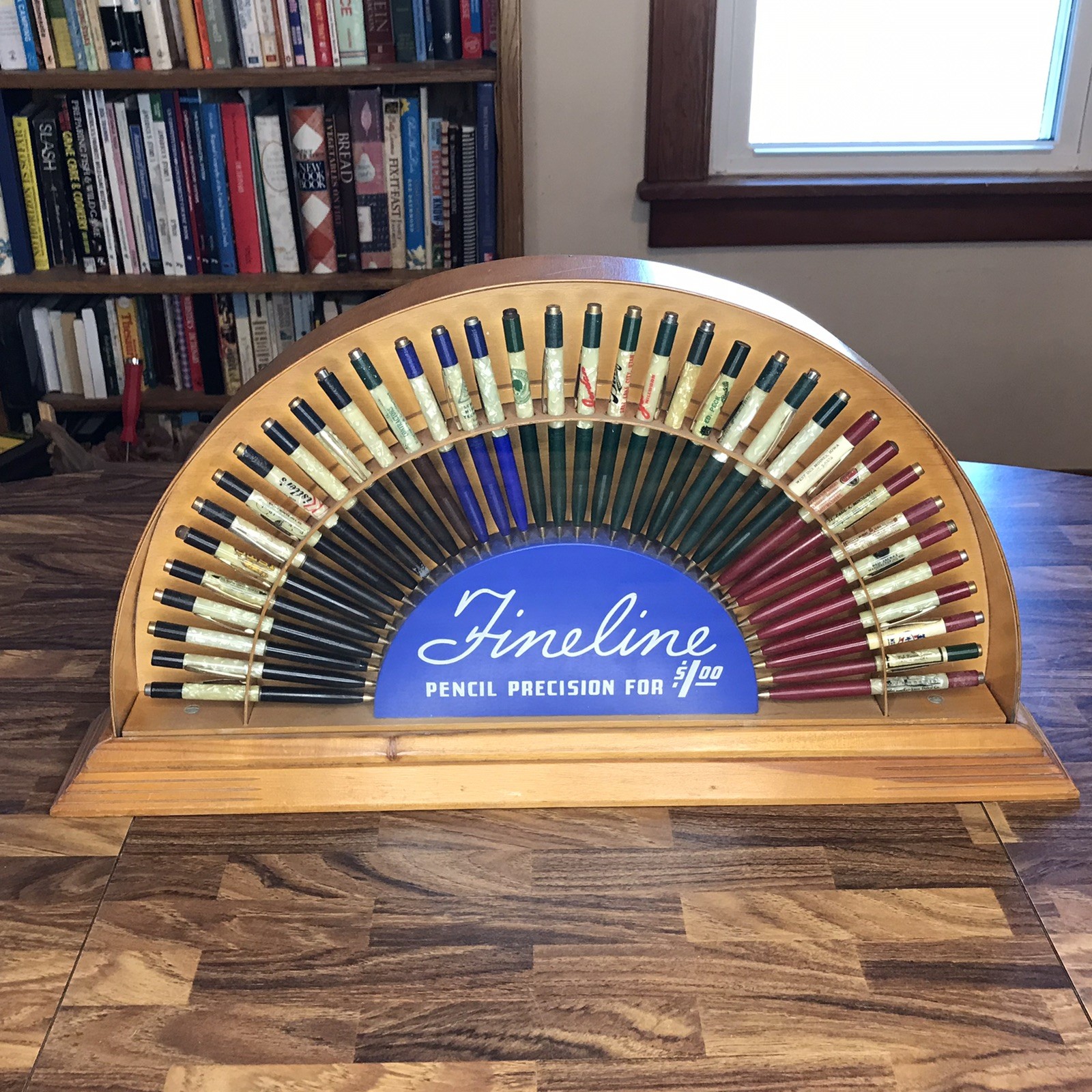 Vintage 1950’s Sheaffer Fineline Store Counter Display w/36 Mechanical Pencils