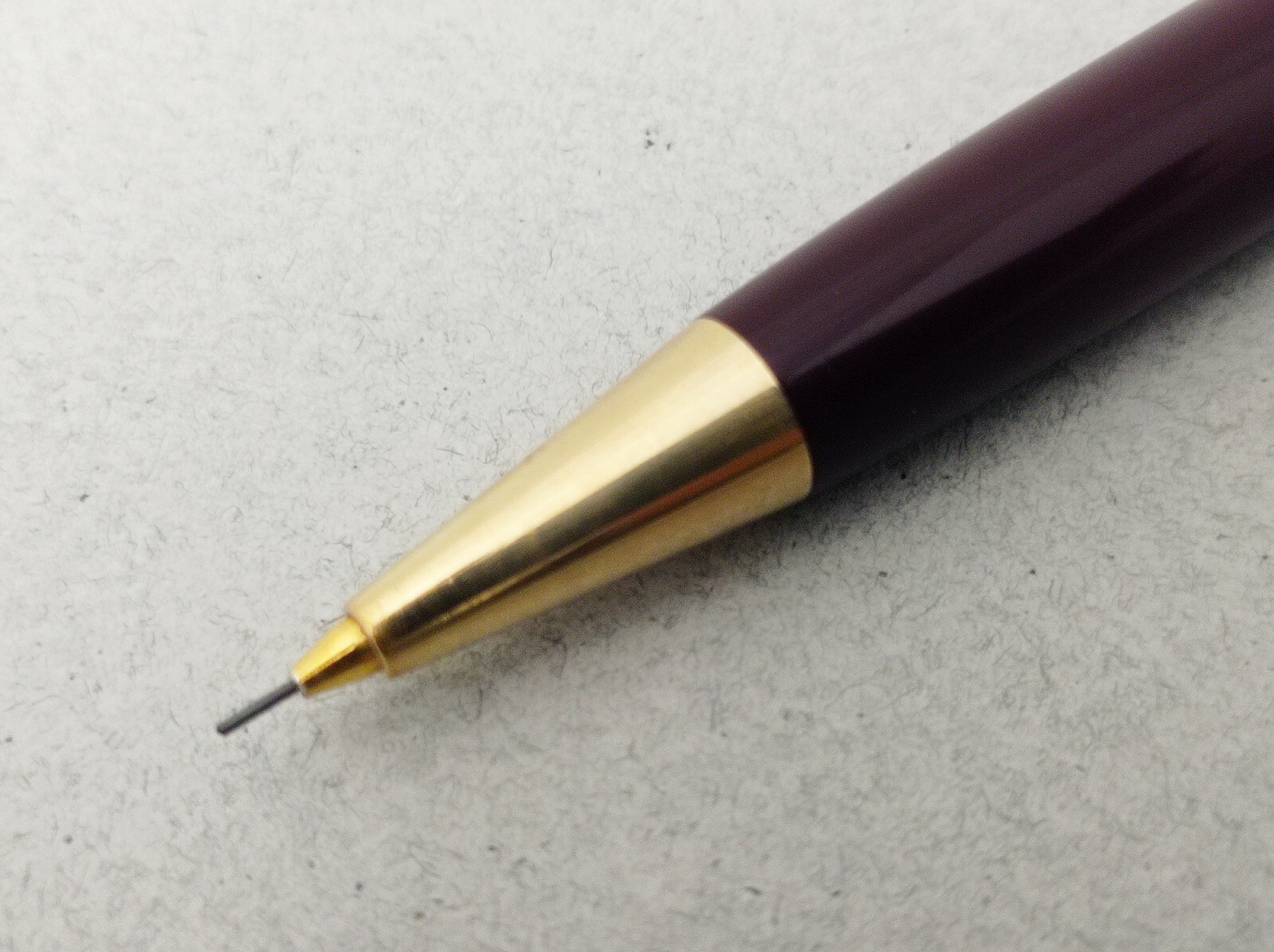 MONTBLANC MEISTERSTUCK 163 BURGUNDY MECHANICAL PENCIL VINTAGE EXCELLENT WORKING