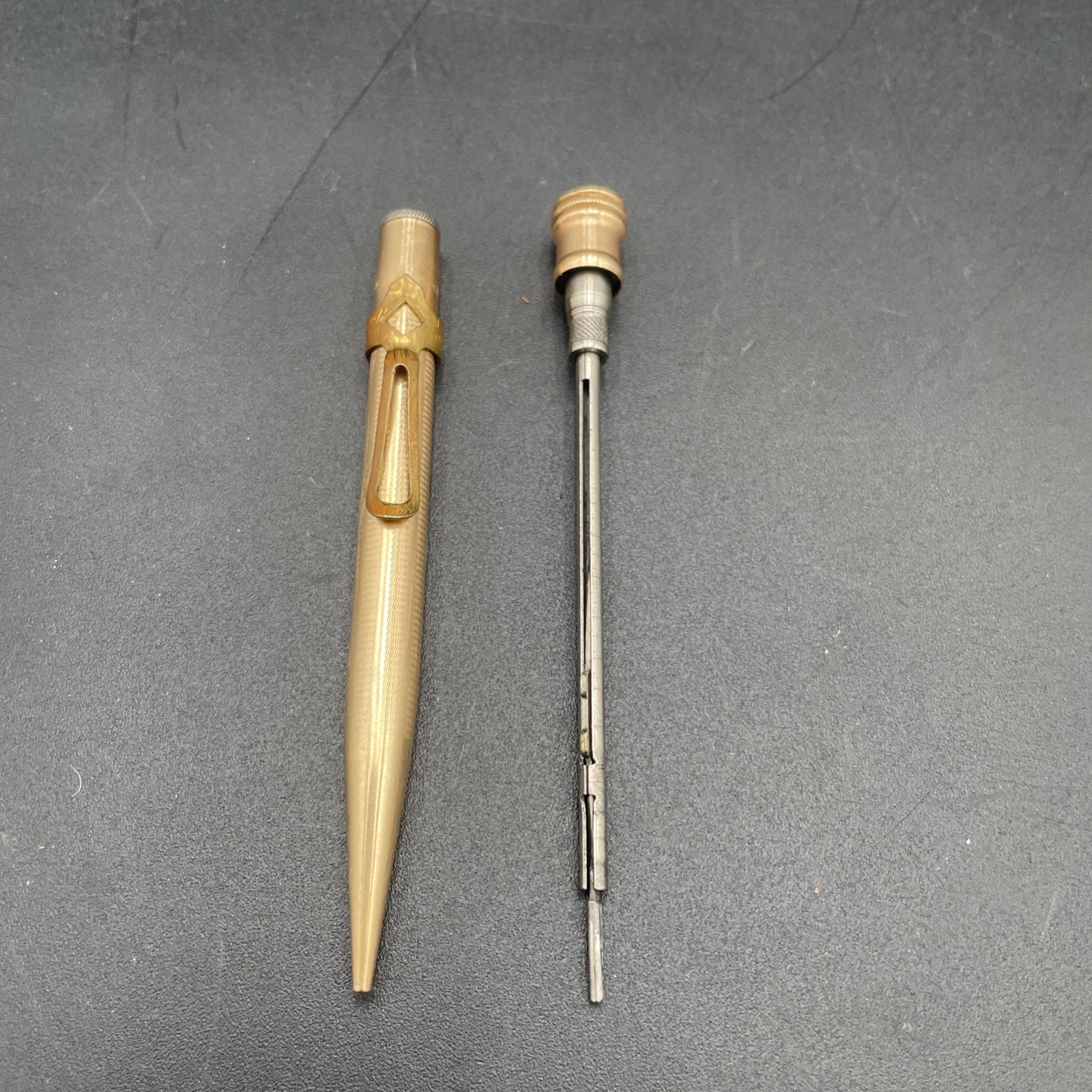 Ingersoll 14k Rolled Gold Redipoint Mechanical Pencil Made In USA Monogrammed