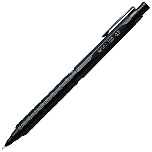 Mechanical Pencil 0.3mm Auto Lead Advance Mechanism Orenz Nero Brass Grip