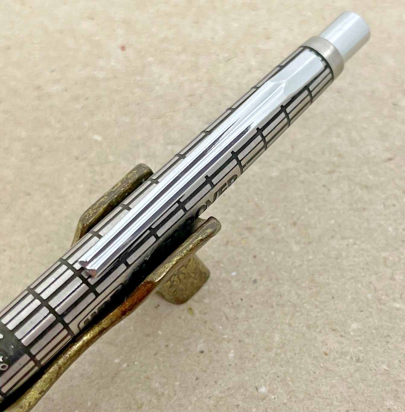 Pilot Mechanical Pencil Elite Stainless Steel Barrel UBE Logo Made in Japan