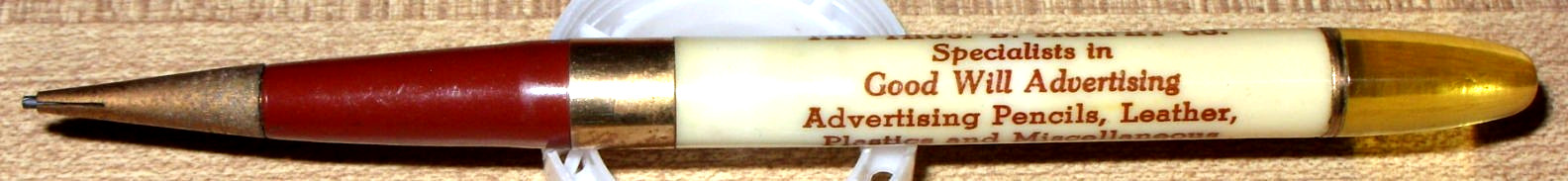 VINTAGE SALESMAN SAMPLE MECHANICAL ADVERTISING PENCIL FOR THOS. D. MURPHY CO.