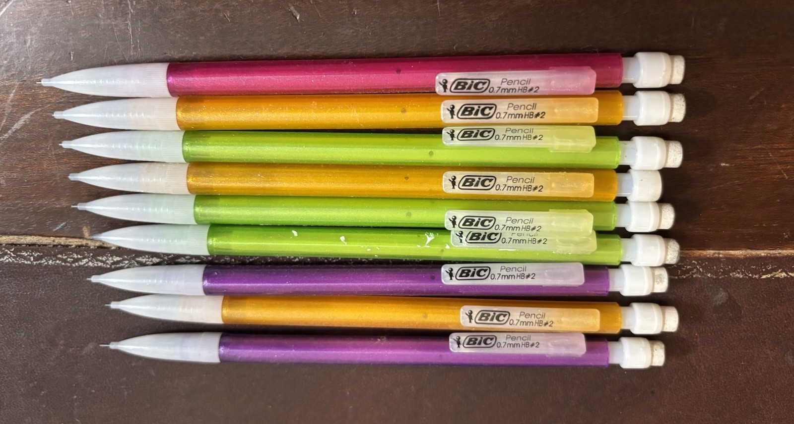 BIC Xtra-Smooth Mechanical Pencils Erasers Medium Point 2 (0.7mm) 9 Qty