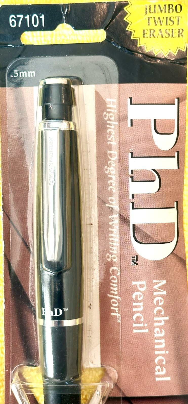 Sanford PhD .5 mm Pencil Black & Chrome-Original Packaging, Extremely Rare!