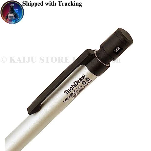 Luddite TechDraw2 Mechanical Pencil 0.5mm Black LDB-MP2BK-05