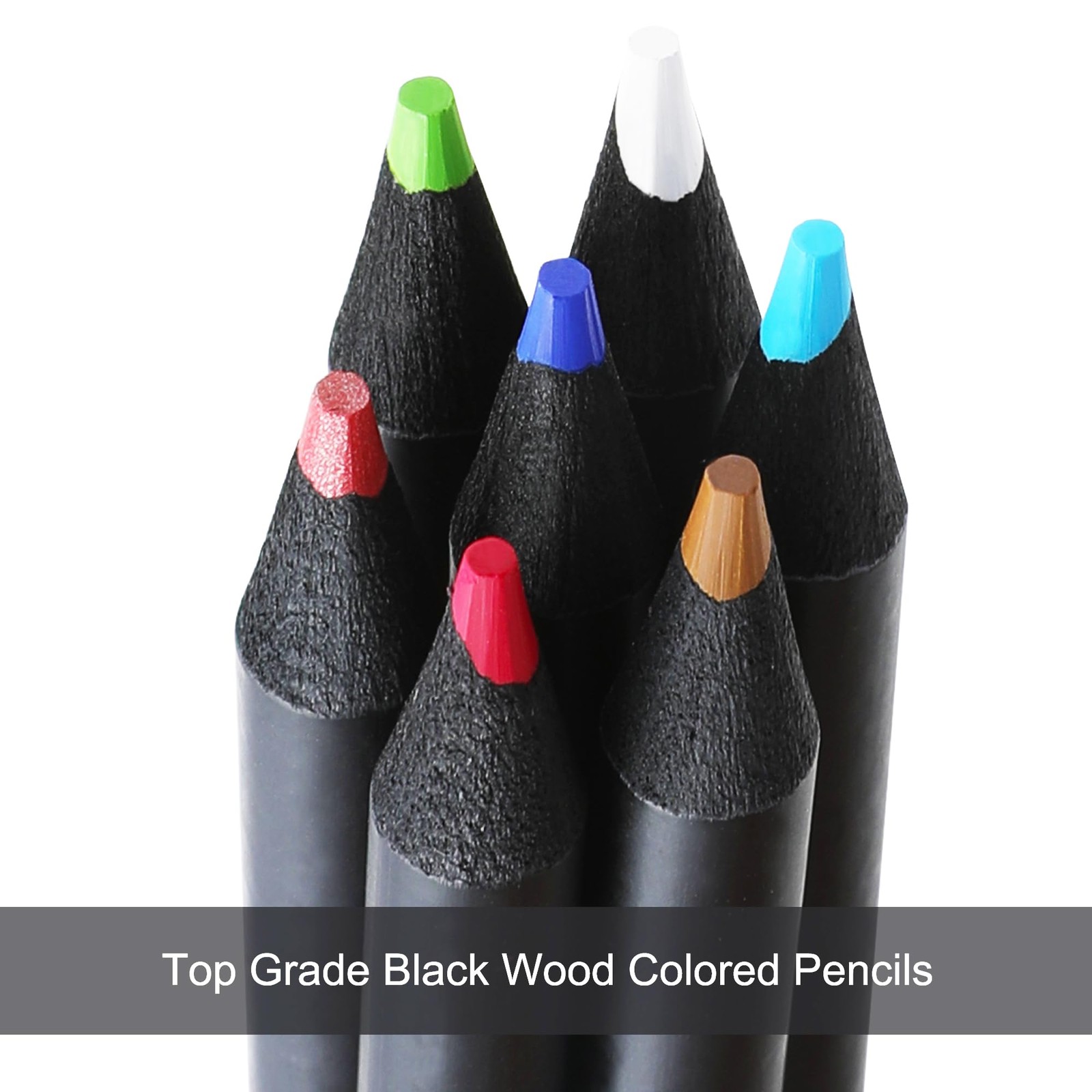 HIFORNY Premium Black Edition Colored 1 Count (Pack of 72), Multicolor