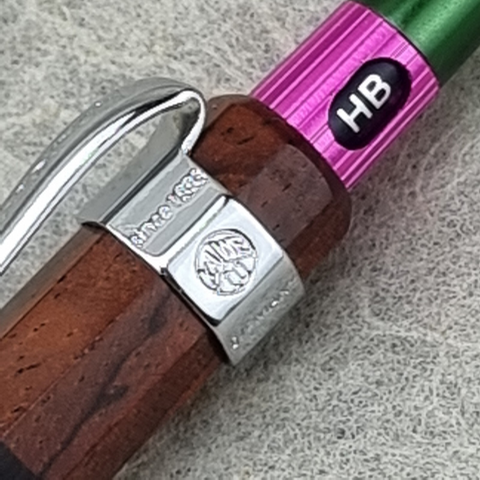 Hand Crafted Pentel PG5 Mechanical Pencil with Octagonal Wood Barrel