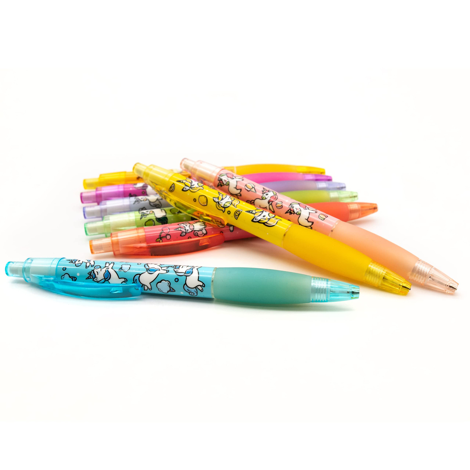 Unicorn Graphite Mechanical Pencils Pack of 8 Scented Grip Medium Point 0.7mm