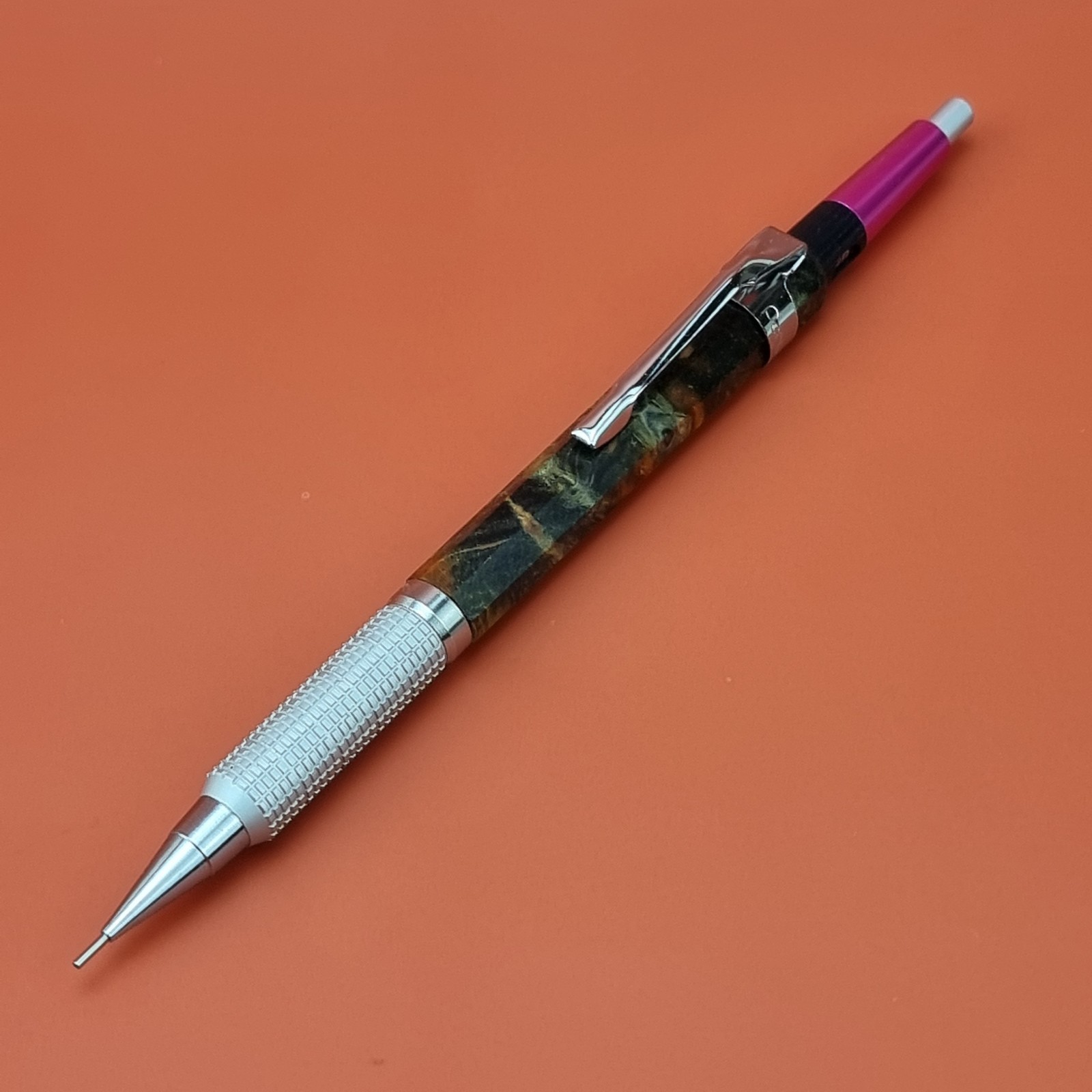 Hand Crafted Pentel PG5 Mechanical Pencil with Octagonal Maple Berl