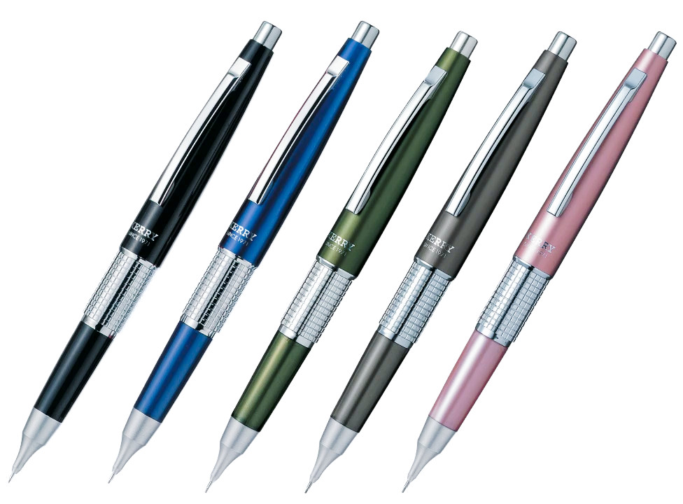 Pentel KERRY 5 Color Mechanical Pencil Set 0.5mm Japan Stationery