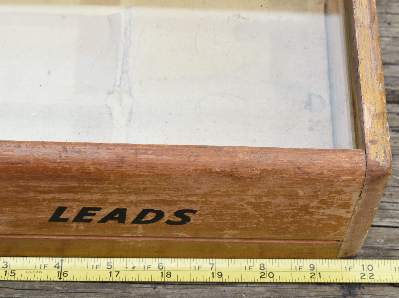 Vintage sheaffer fineline lead erasers mechanical pencil countertop display case