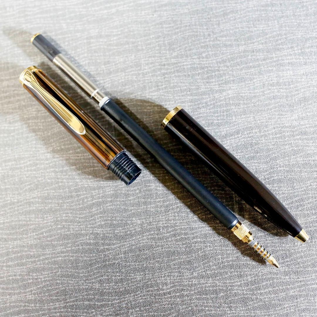 [Rare Made in West Germany] Pelikan Mechanical Pencil D400 Tortoise Shell Brown