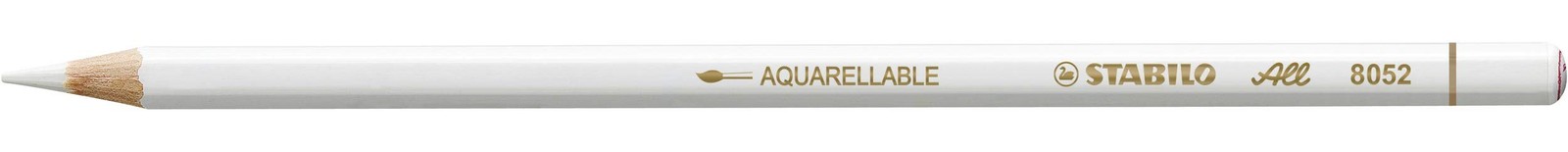 Stabilo 8052 All Coloured Pencil Crayons for 1 Count (Pack of 12), White