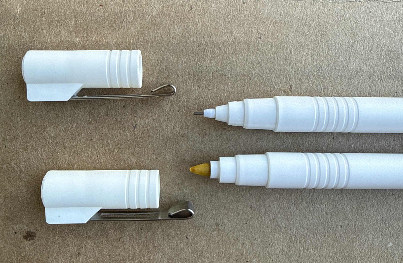 Sailor Japan ON TIME FIVE Mechanical Pencil Marker Pen Set White Slim Clip