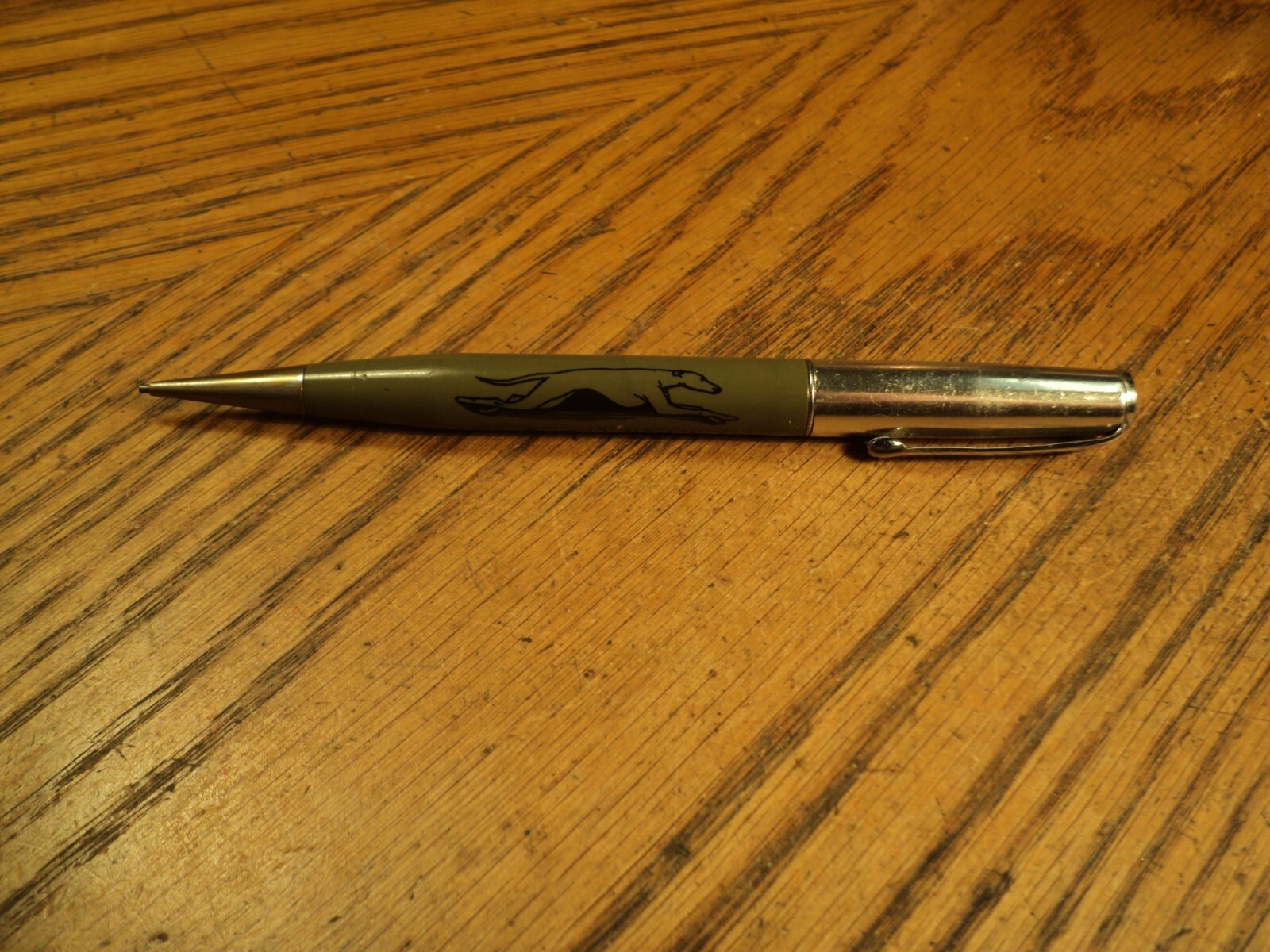 Vintage Vernon Mechanical Pencil Greyhound Lines 5-1/8″ Long Sample No. MC 763